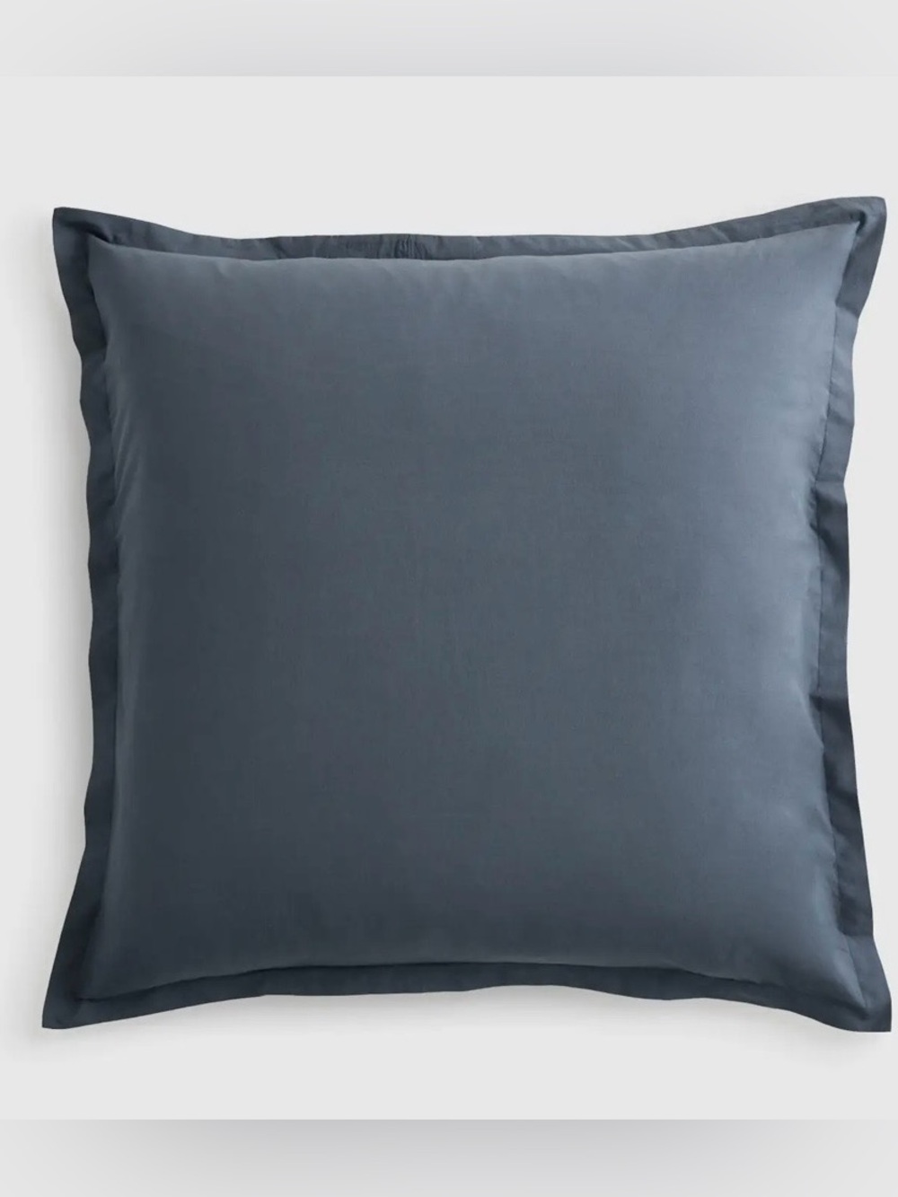 NWOT Quince Organic Brushed Cotton Euro Sham, 26 X 26 (Nightfall)